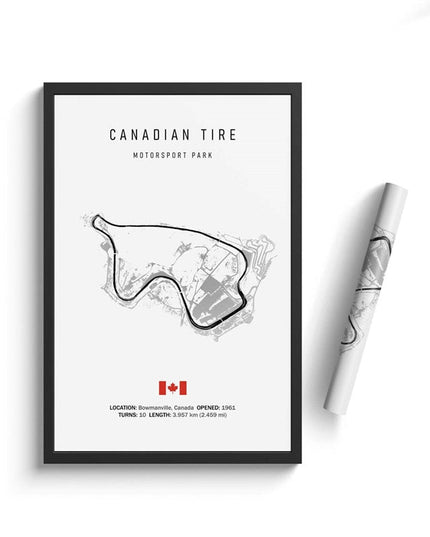 Thrill of the Track: F1 Formula Track Circuit Canvas Poster 