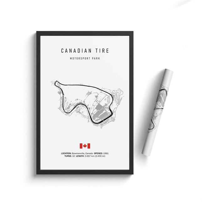 Thrill of the Track: F1 Formula Track Circuit Canvas Poster 