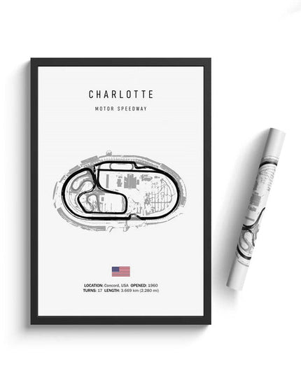 Thrill of the Track: F1 Formula Track Circuit Canvas Poster 