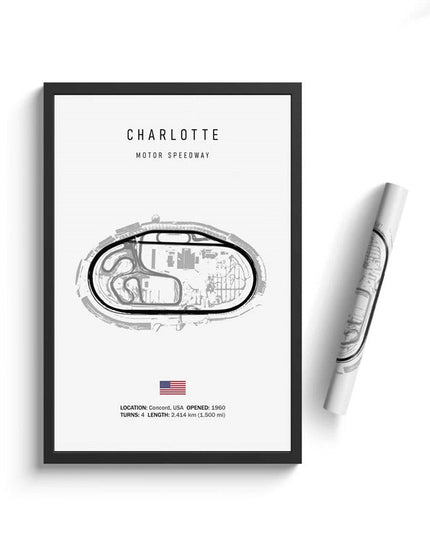 Thrill of the Track: F1 Formula Track Circuit Canvas Poster 