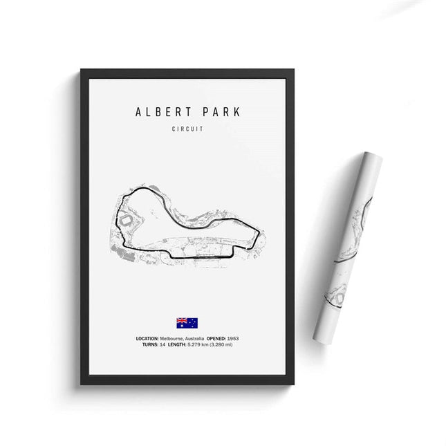 Thrill of the Track: F1 Formula Track Circuit Canvas Poster 