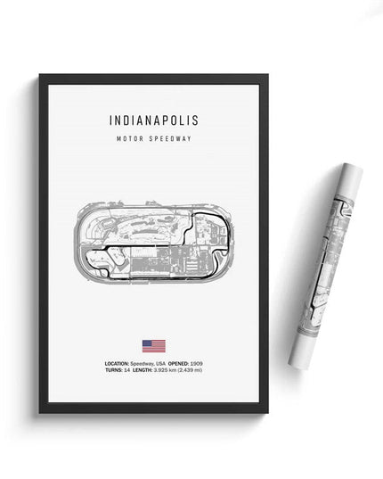 Thrill of the Track: F1 Formula Track Circuit Canvas Poster 