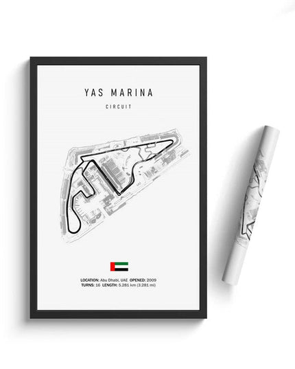 Thrill of the Track: F1 Formula Track Circuit Canvas Poster 