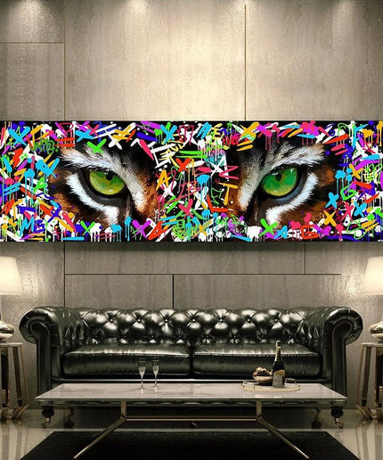 Tiger Eyes Wall Poster