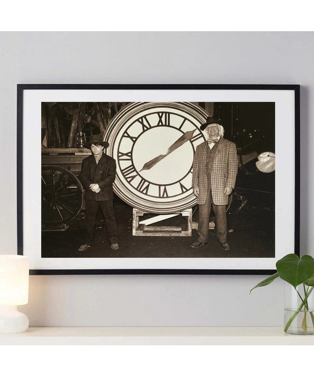 Timeless Adventure: Back to the Future Classic Movie Canvas Poster 