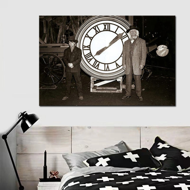 Timeless Adventure: Back to the Future Classic Movie Canvas Poster 