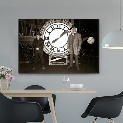 Timeless Adventure: Back to the Future Classic Movie Canvas Poster 
