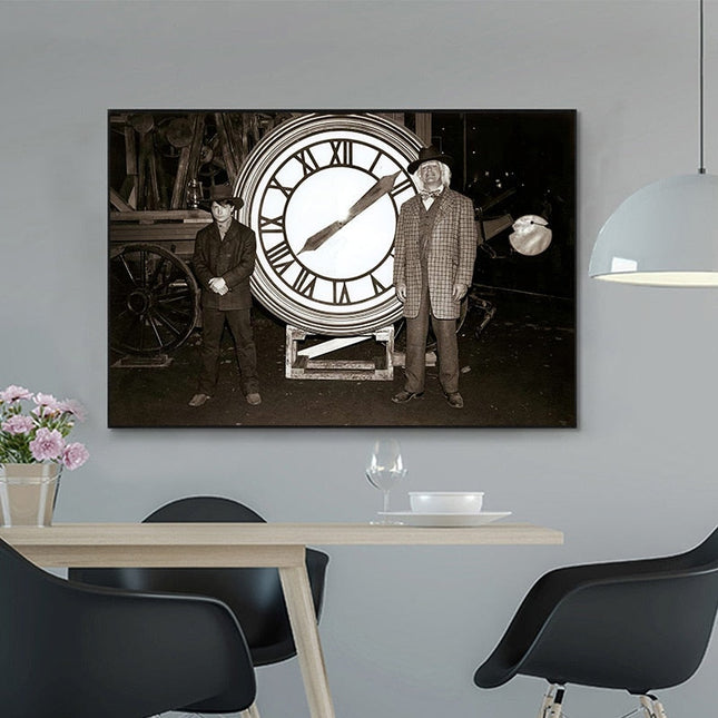 Timeless Adventure: Back to the Future Classic Movie Canvas Poster 