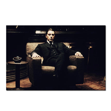 Timeless Icon: Al Pacino in Godfather Classic Movie Canvas Print 