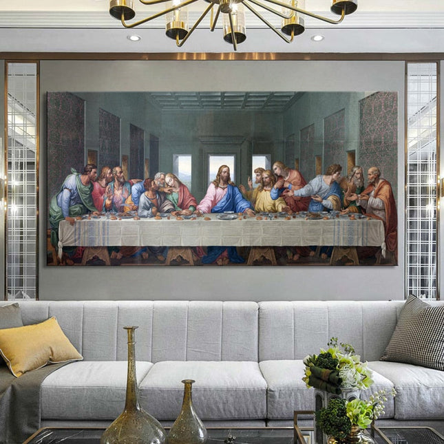 Leonardo Da Vinci's The Last Supper Wall Poster