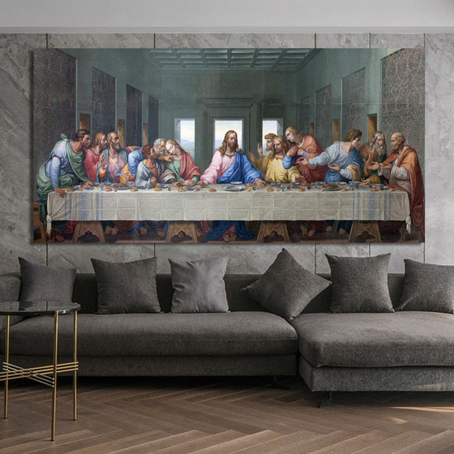 Leonardo Da Vinci's The Last Supper Wall Poster