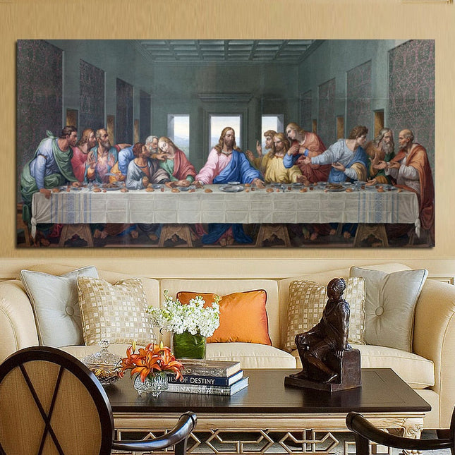 Leonardo Da Vinci's The Last Supper Wall Poster