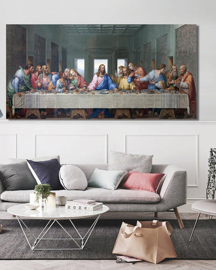 Leonardo Da Vinci's The Last Supper Wall Poster