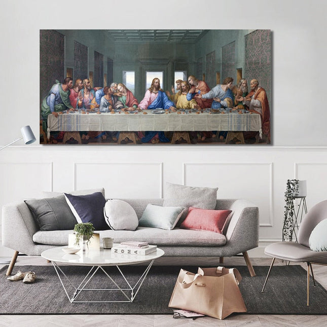 Leonardo Da Vinci's The Last Supper Wall Poster
