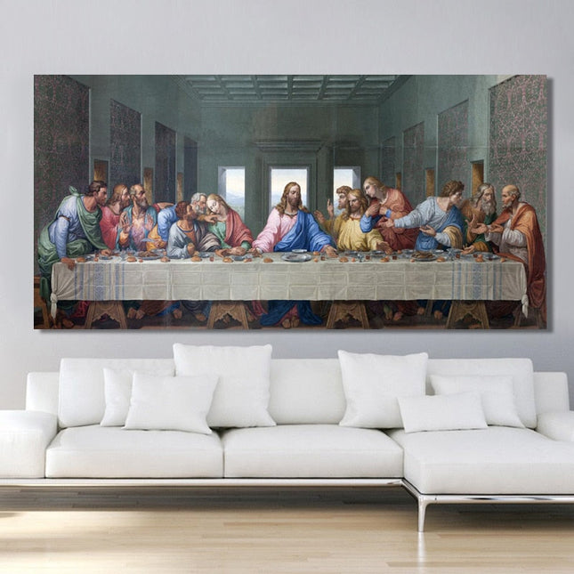 Leonardo Da Vinci's The Last Supper Wall Poster