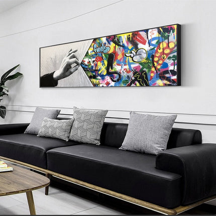 Pinch Graffiti Art Innovation: Unveiling Wall Poster