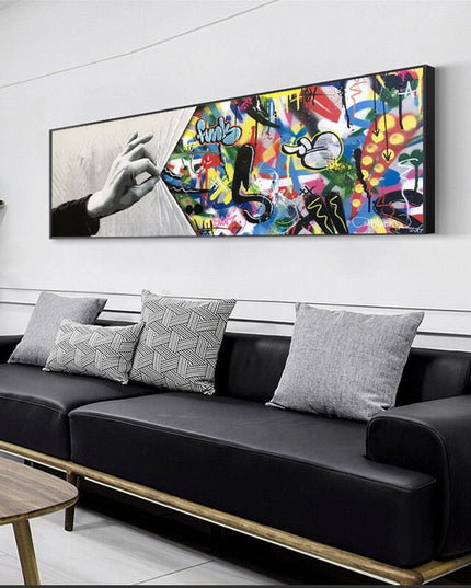 Pinch Graffiti Art Innovation: Unveiling Wall Poster