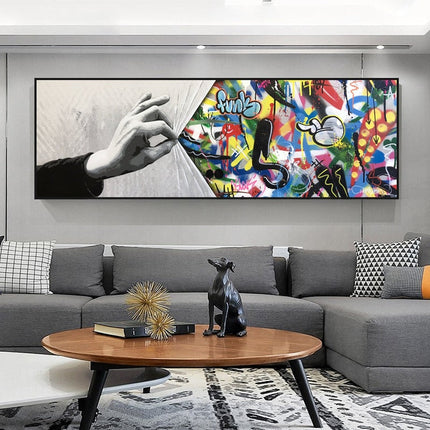 Pinch Graffiti Art Innovation: Unveiling Wall Poster