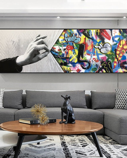 Pinch Graffiti Art Innovation: Unveiling Wall Poster