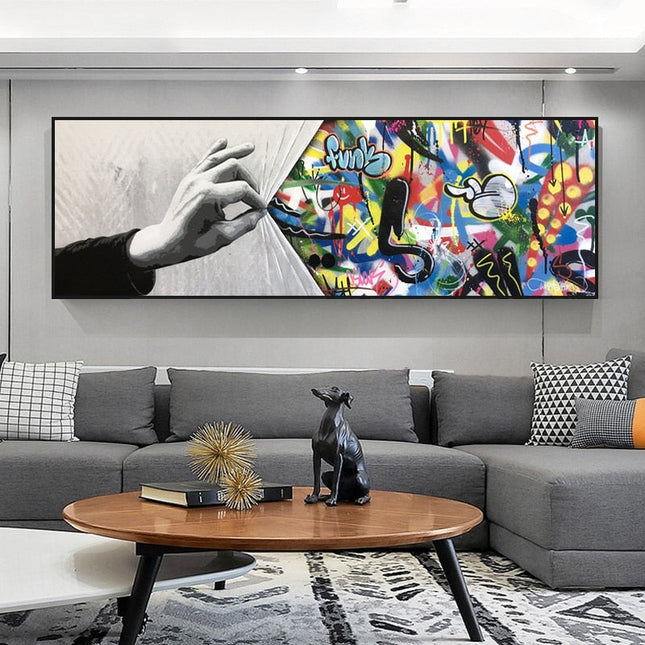 Pinch Graffiti Art Innovation: Unveiling Wall Poster