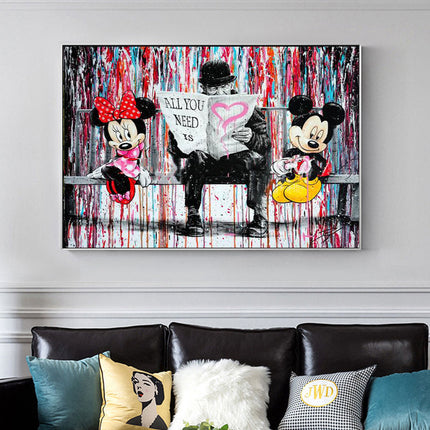 Minnie 4 Mickey Wall Poster