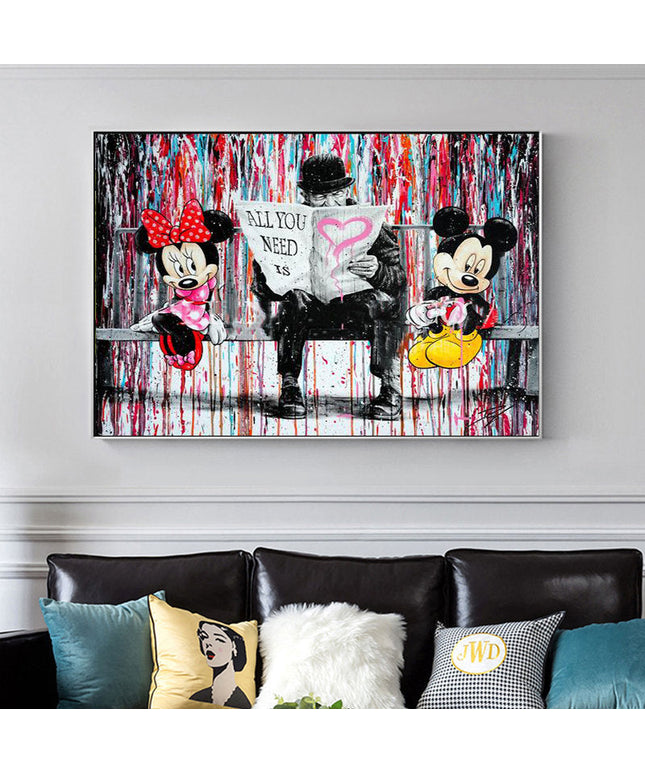 Minnie 4 Mickey Wall Poster