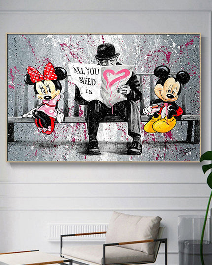 Minnie 4 Mickey Wall Poster
