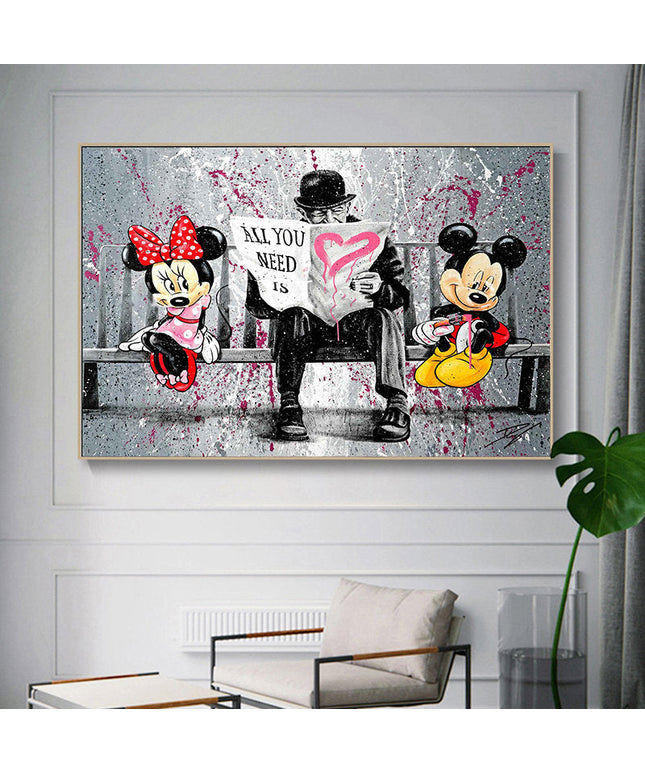 Minnie 4 Mickey Wall Poster