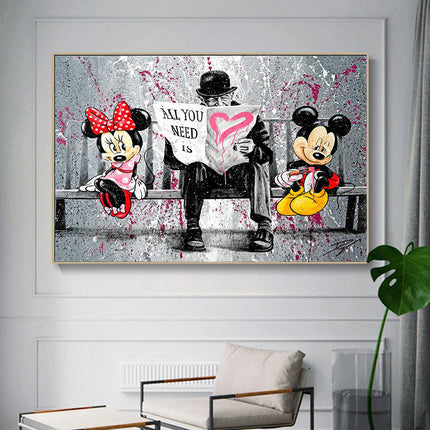 Minnie 4 Mickey Wall Poster