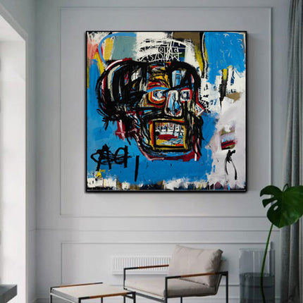 Urban Masterpiece: Jean-Michel Basquiat Untitled 1982 Canvas Print Wall Poster