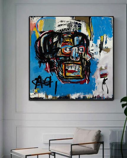 Urban Masterpiece: Jean-Michel Basquiat Untitled 1982 Canvas Print Wall Poster