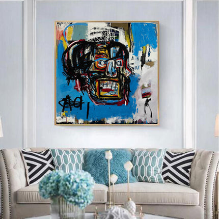 Urban Masterpiece: Jean-Michel Basquiat Untitled 1982 Canvas Print Wall Poster