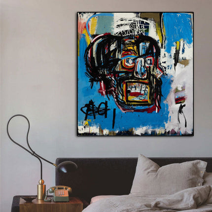 Urban Masterpiece: Jean-Michel Basquiat Untitled 1982 Canvas Print Wall Poster