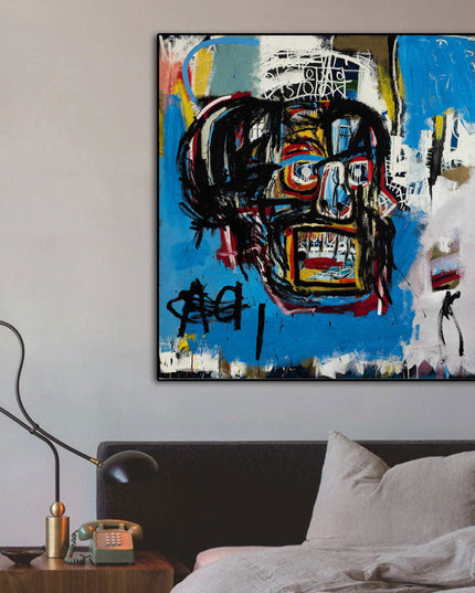 Urban Masterpiece: Jean-Michel Basquiat Untitled 1982 Canvas Print Wall Poster