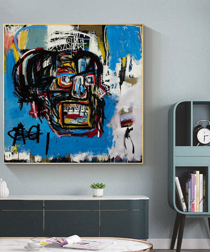 Urban Masterpiece: Jean-Michel Basquiat Untitled 1982 Canvas Print Wall Poster