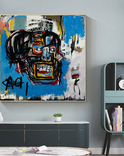 Urban Masterpiece: Jean-Michel Basquiat Untitled 1982 Canvas Print Wall Poster