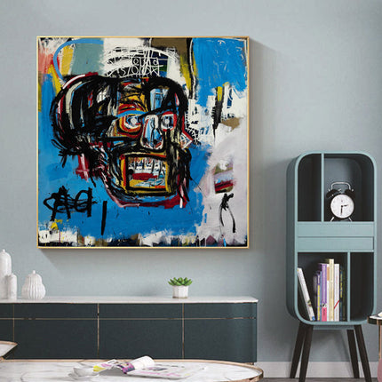 Urban Masterpiece: Jean-Michel Basquiat Untitled 1982 Canvas Print Wall Poster