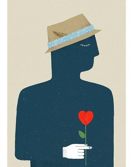 Whimsical Girl & Flower Wall Art - Artistic & Stylish Canvas Print