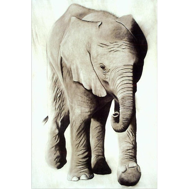 Wild Safari Friends: Cartoon Animal Canvas Poster 