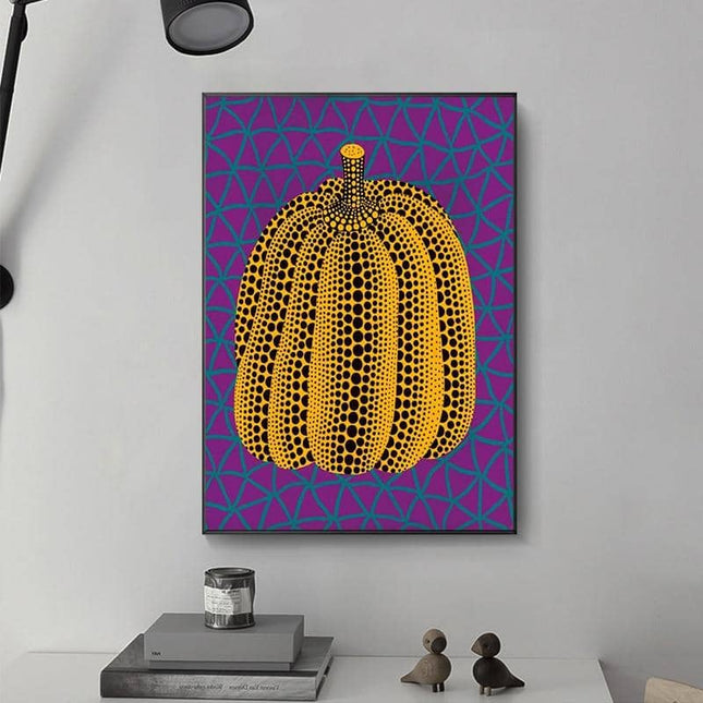 Yayoi Kusama Pumpkin Art Canvas Print - Vibrant & Playful Wall Decor