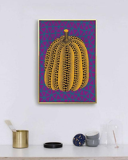 Yayoi Kusama Pumpkin Art Canvas Print - Vibrant & Playful Wall Decor