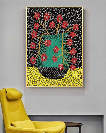 Yayoi Kusama Pumpkin Art Canvas Print - Vibrant & Playful Wall Decor