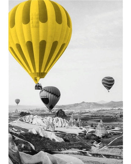 Yellow Landscape Art Canvas Print - Stylish & Artistic Wall Decor for Home or Office