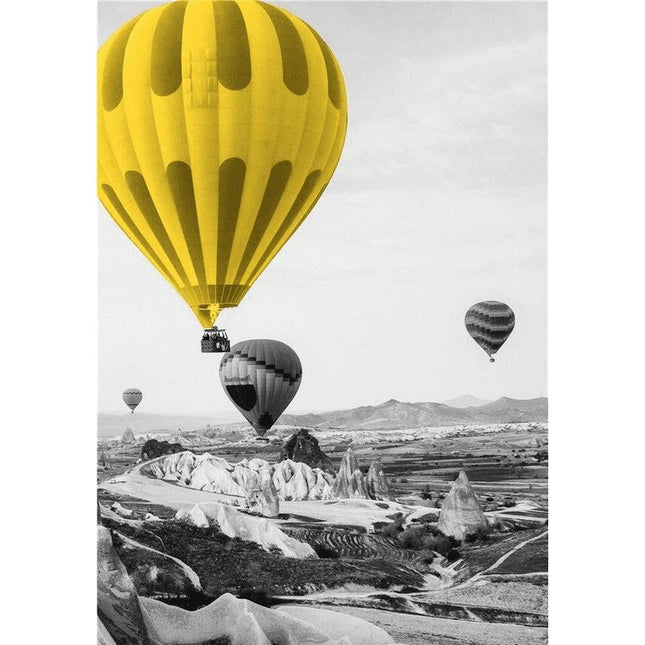 Yellow Landscape Art Canvas Print - Stylish & Artistic Wall Decor for Home or Office