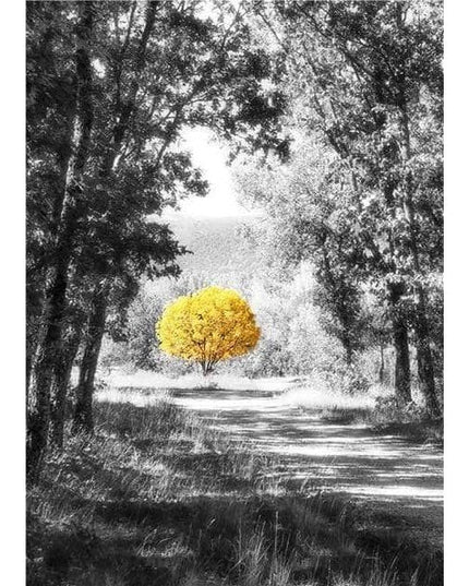 Yellow Landscape Art Canvas Print - Stylish & Artistic Wall Decor for Home or Office