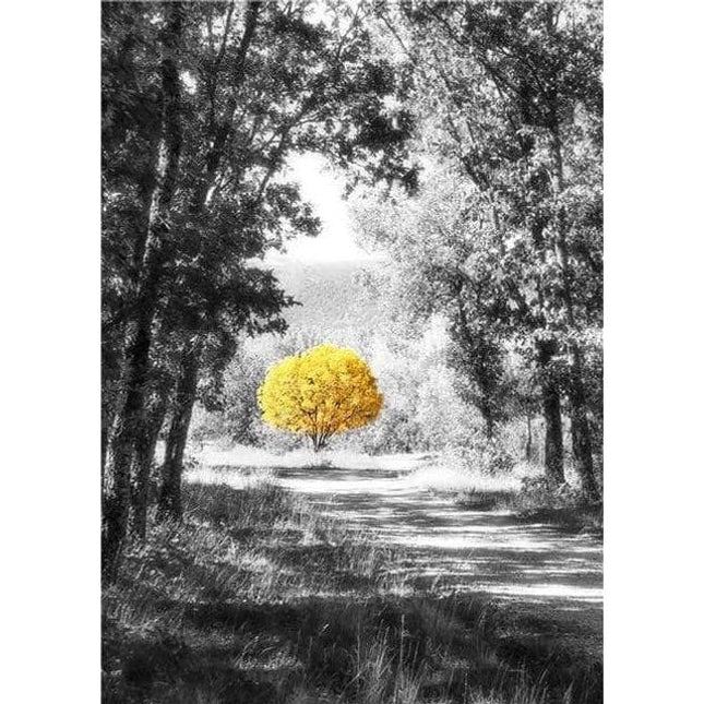 Yellow Landscape Art Canvas Print - Stylish & Artistic Wall Decor for Home or Office