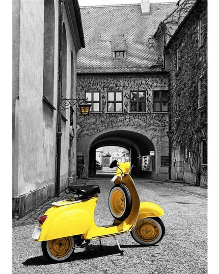 Yellow Landscape Art Canvas Print - Stylish & Artistic Wall Decor for Home or Office