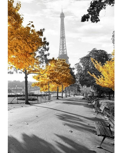 Yellow Landscape Art Canvas Print - Stylish & Artistic Wall Decor for Home or Office
