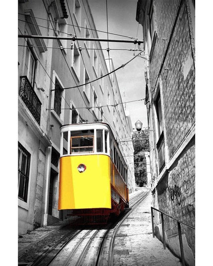 Yellow Landscape Art Canvas Print - Stylish & Artistic Wall Decor for Home or Office