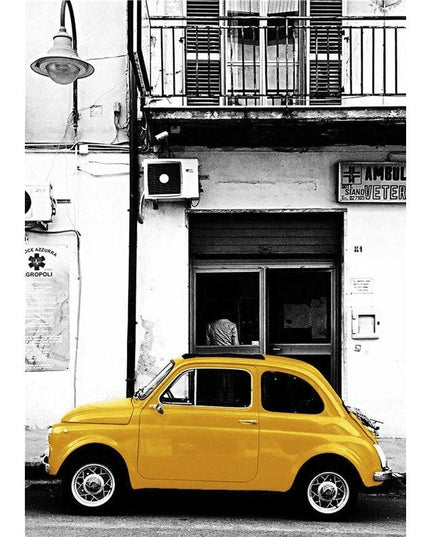 Yellow Landscape Art Canvas Print - Stylish & Artistic Wall Decor for Home or Office